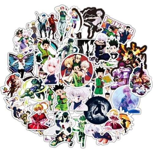 10/30/50pcs/Set Anime HUNTER×HUNTER Cartoon Stickers For Skateboard Box Bicycle Computer Notebook Car Decal Childrens Toys Etc