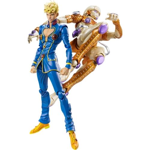 Judai Original Medicos Super Action Statue JoJos Bizarre Adventure Giorno Giovanna Golden Experience PVC Figure Model Toys