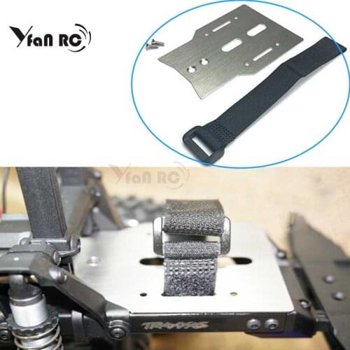 Yfan RcClimbing Car Upgrade Parts Metal Battery Relocation Plate Rear Panel Expanding Board For 1/10 Trx - 4 TRX4 NEW