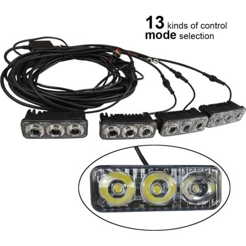 LED Bar 36W LED Light Bar Strobe Flash Work Light 12V for Driving Offroad Boat Car Truck 4x4 SUV ATV Fog Lights