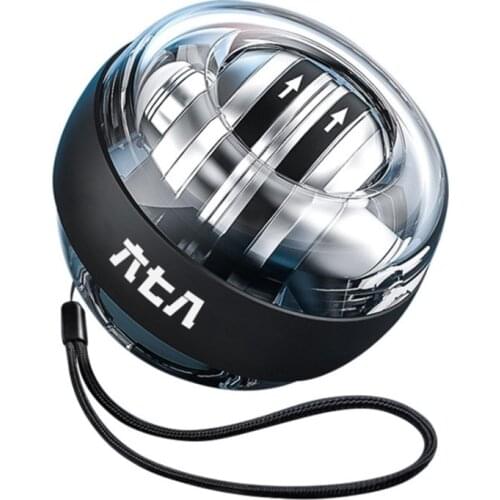 LED Wrist Ball Muscle Power Ball Gym Trainer Relax Gyroscope Arm Exerciser Gyro Fitness Ball Hand Strengthener Force Equipments