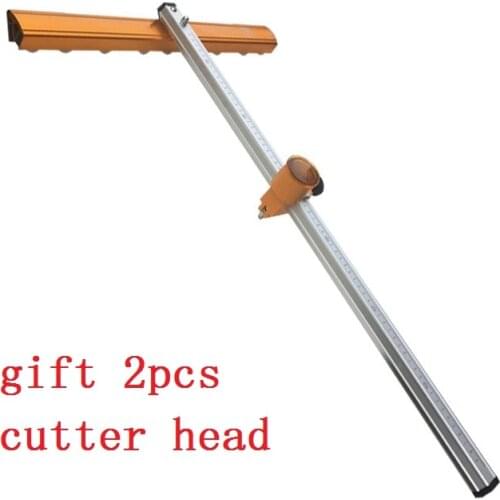 Glass Push Knife T-type Bold Thick Glass Cutter Professional Precision Roller Drag Knife Cutting Glass Tile T-XING