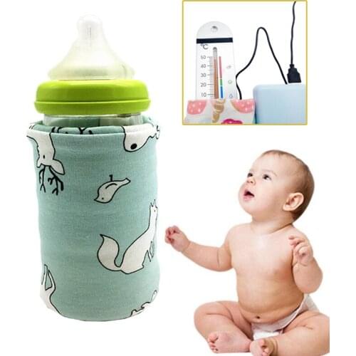 USB Portable baby milk bottle warmer 40C newborn infant bottles warmer baby bottle thermal bag thermo bag for baby bottles