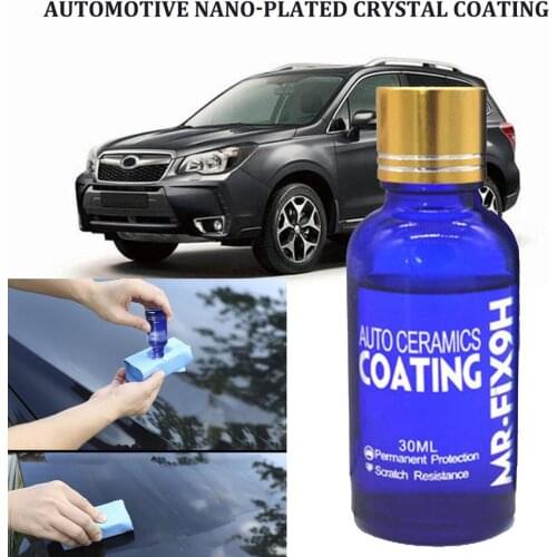30ml Car Wash&Maintenance Paint Care 9H Anti-scratch Car Liquid Ceramic Coat Super Hydrophobic Glass Coating Polish Kit