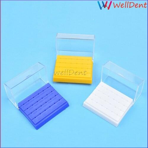 1pc Dental 24hole Holder Case Box For Diamond High Speed Handpiece Bur Drill