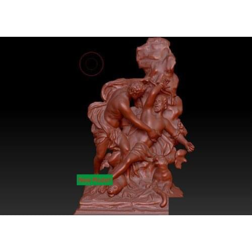 3D model stl format for cnc machine Aristaeus and Proteus