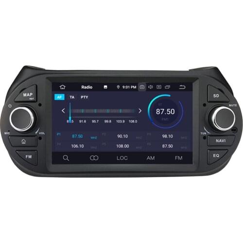 7" Octa-Core CPU Android 10.0 OS Car Multimedia GPS Radio System Player for Fiat Fiorino 2008-2017 & Fiat Qubo 2008-2017