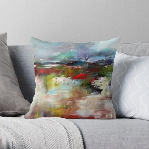 Abstract landscape Throw Pillow Cushion Cover Polyester throw pillows case on sofa home living room car seat decor 45x45cm