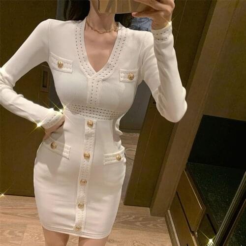 ATOFU Fashionable Knitted Dresses