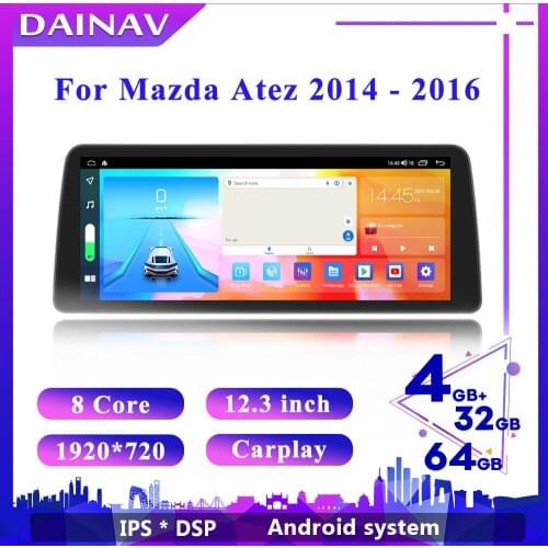 12.3 inch For Mazda Atez 2014 2015 2016 Car Autoradio Player GPS Navigation Radio Multimedia Player Head Unit Car stereo