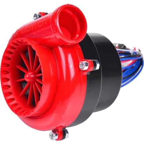 Car Fake Dump Electronic Turbo Blow Off Hooter Valve Analog Sound ABS Plastic 4 Wires Connection System