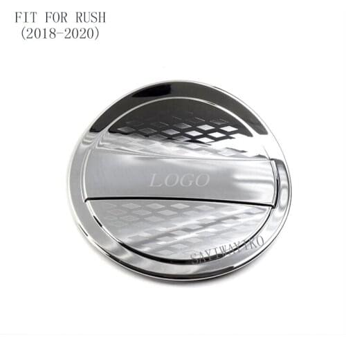 Car styling ABS Chrome plated cover fit for Toyota Rush 2018 2019 2020 Car Accessories Fuel Tank Cap Cover