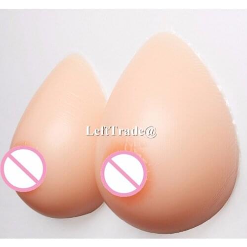 DD cup Silicone Fake Breast Boobs Crossdresser Breast Forms CT Drag Queens 1200g