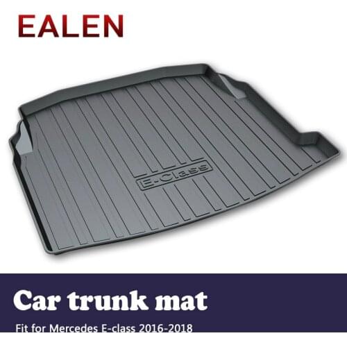 EALEN For Mercedes Benz E-class W213 2016 2017 2018 Boot Tray Waterproof Anti-slip Mat Accessories 1Set Car Cargo rear trunk mat