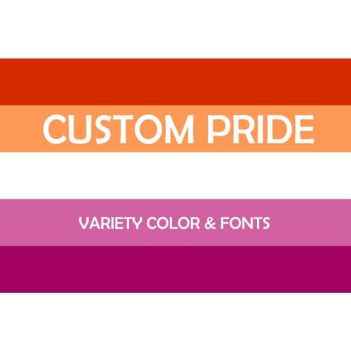 MOFAN Custom Lesbian Pride Les Sunset Flag Double Sided