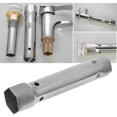 Pipe Spanner Repair Tool Allen Key Ring Socket Wrench Ratchet Sink Hexagon