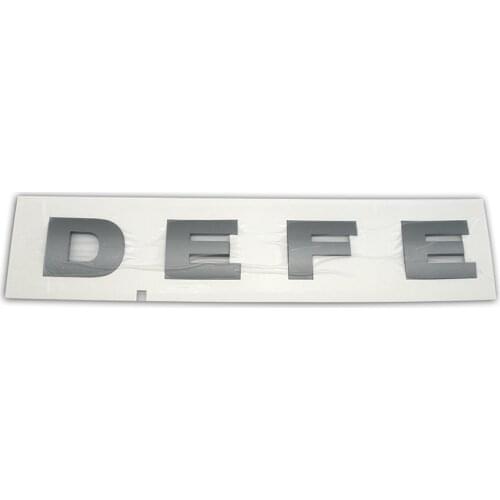 Gloss black Auto Accessories Defender 90 110 Front Rear Letters Sign Car Sticker