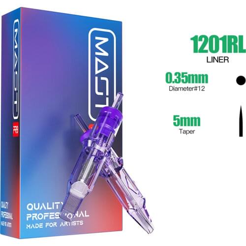 20pcs Tattoo Needle Eyebrow Needle Permanent Makeup Cartridge Needles for Tattoo Pen Tattoo Machine Supplies