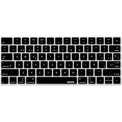 XSKN Spanish/English keyboard Silicone Cover for Magic Keyboard Apple Wireless Bluetooth Keyboard