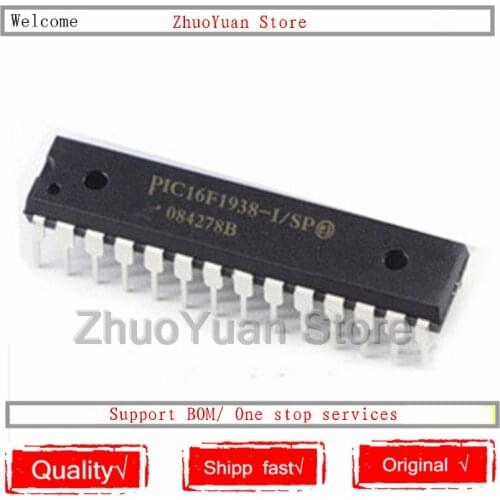 1PCS/lot PIC16F1938-I/SP PIC16F1938 DIP-20 IC chip New original In stock
