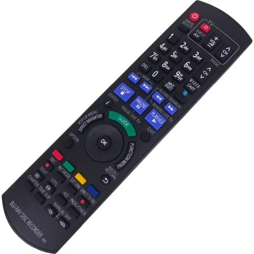 NEW Remote control For Panasonic Blu-ray DISC RECORDER N2QAYB000479 MRXW380 DMRXW390 DMRXW480 DMR-XW385