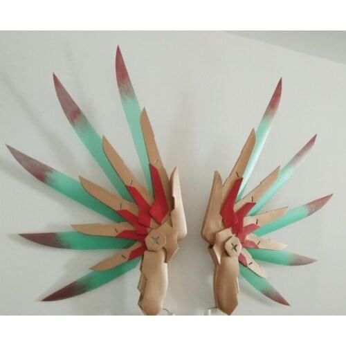 Overwatch Angela Ziegler Mercy Skin Fortune Wings Cosplay Replica Guardian Angel Prop