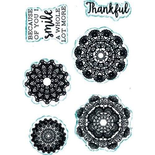 Clear Stamp Table Mat And Window Pattern Scrapbooking Material DIY Photo Cards Account Rubber Stamp Transparent Stamp Sellos