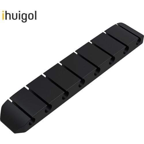 Ihuigol Silicone Cable Winder Organizer Flexible Cable Management Clips For Mouse Keyboard Earphone Headphones Car Cable Holder