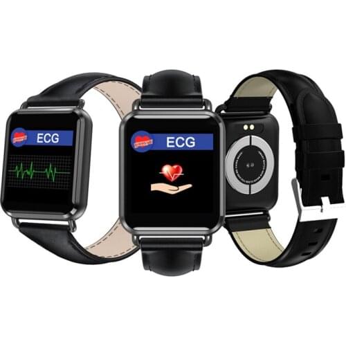 Smart Wristband ECG PPG Heart Rate Blood Pressure Monitoring Bracelet 1.3 inch Bluetooth Touch Screen Fitness Smartwatch Tracker