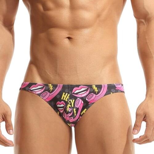 New Low Cut Men Briefs Underwear Sexy Gay Male Lingerie Brief Seobean Brand Underware Cuecas Boxer Shorts for Man Low Waist