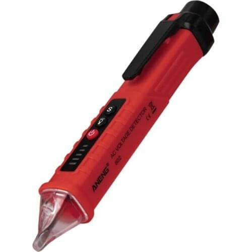 VD802 Non-contact AC Voltage Detector Tester Meter 12V-1000v Pen Style Electric Indicator LED Outlet AC Induction Voltage Decte