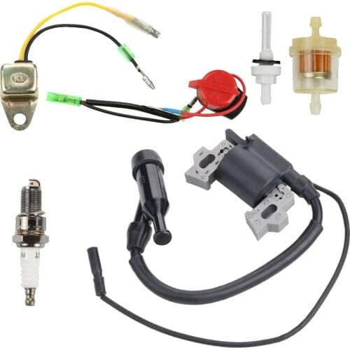 Magneto For Honda GX200 GX120 GX110 GX140 GX160 5.5HP 6.5HP Parts Spark Plug Ignition coil kit