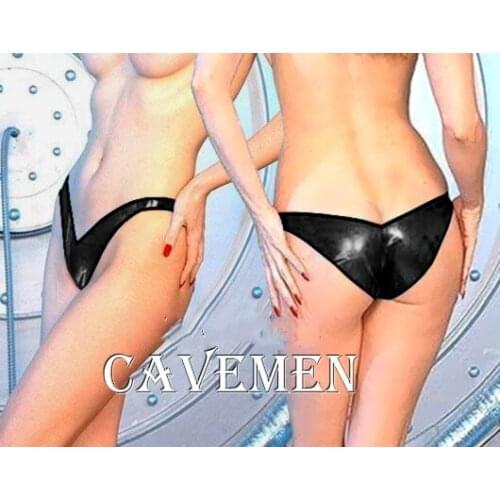 Deep V type Leatherwear*1733*Ladies G-string T-back Teddy Bikini Boxer Triangle Pajamas Skirt Suit Middle trousers Free Shipping