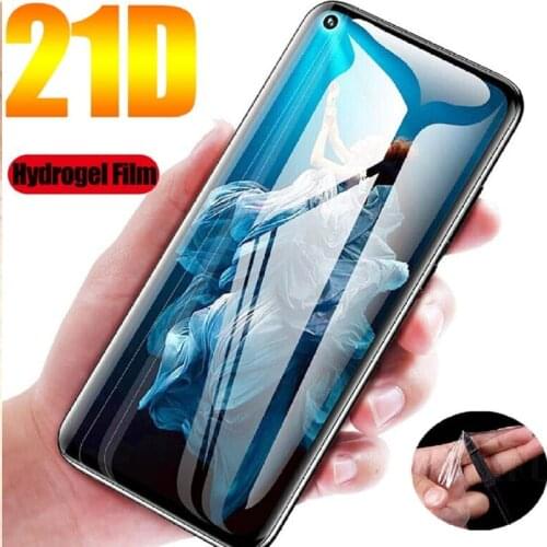 100D Protective For Huawei Honor 9X Premium 3D Hydrogel Flim on Hono 10X Lite 9A 9C Honer 9X Safety Screen Protector Film