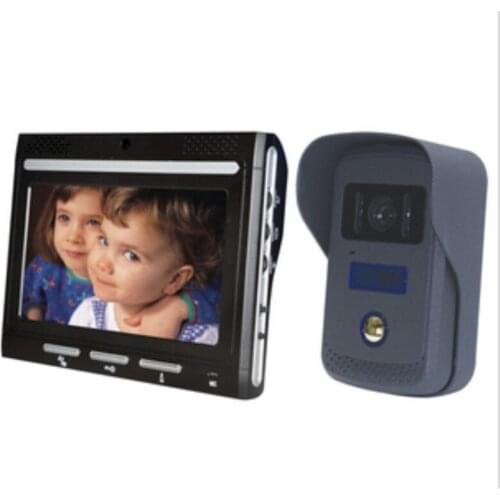 7 Inch Wired Intercom System Video Door Phone