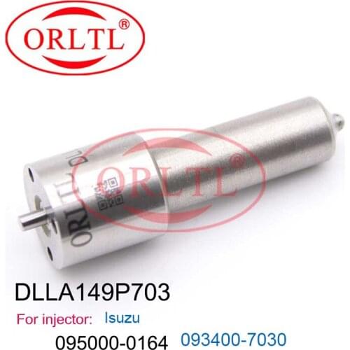 Black Coated Needle Nozzle DLLA149P703(093400-7030) Auto Nozzle Part DLLA 149P 703 For Isuzu 095000-0164 095000-0160 8-94392862