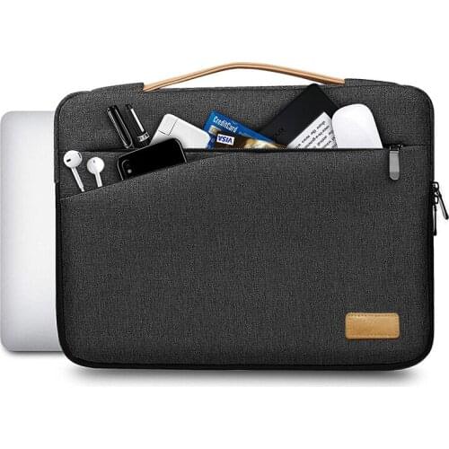 Multifunctional Laptop Sleeve Case With Handle For Macbook Air/Pro 13 14 15.6inch Computer Bag for ASUS Acer Lenovo Men Women