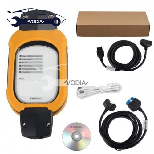 Vcads pro 88890180 (88890020 + Yellow Protection) Truck Diagnostic Interface for Volvo/Renault