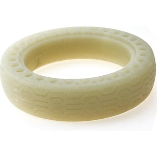 8 1/2*2 Fluorescent Explosion-proof Solid Tire for M365 XiaoMi Scooter/8.5 Inch Honeycomb Cellular Rubber Solid Luminous Tire