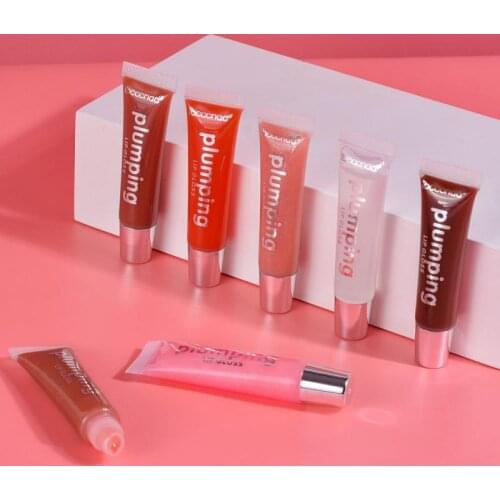 Lips Plump Lip Gloss Jelly Moisturizer Hydration Lip Fuller Long Lasting Make Up Sexy Big Lipstick Liquid Lipgloss Base T0902