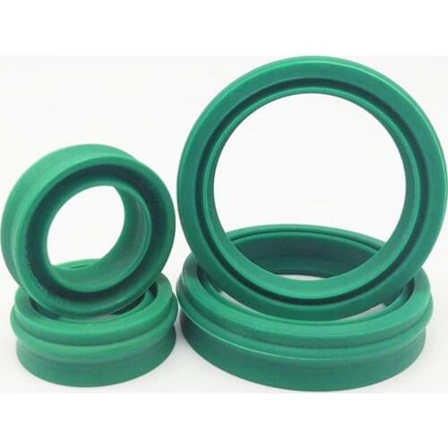 I/D 12/14/16/18/20/22/25/30/40/45/50/63mm EU Type Green Oil Seal Pneumatic Cylinder Piston Rotary Shaft PU Polyurethane