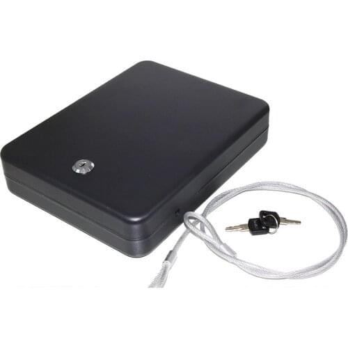 L large Size Handgun safe with combination key lock box OEM ODM