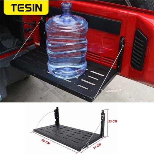 Metal Car Interior Trunk Rear Door Rack Cargo Luggage Carrier Shelf Storage for Jeep Wrangler JK 2007+ Car Accessories Styling