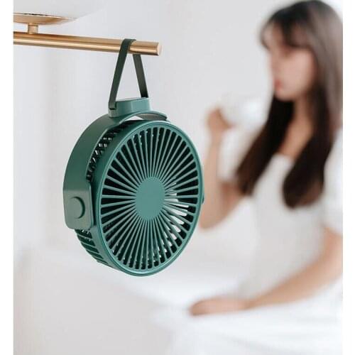 Mini Ceiling /Desktop Fan Outdoor Tent Fan Portable USB Rechargeable Fans Fourth Gears Wind for Home Office Dormitory Bedroom