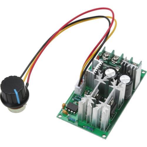 PWM Motor Speed Control Module 1200W 20A DC 12V / 24V / 36V / 48V / 60V 25KHZ Adjustable Speed Stability Controller Drive Switch
