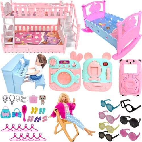 NK 5 Pcs/Set Mixed Style Doll Colourful Lace Stocking Handmade Fashion Doll Accessories For Barbie Doll Dress Baby Girl Gift DZ