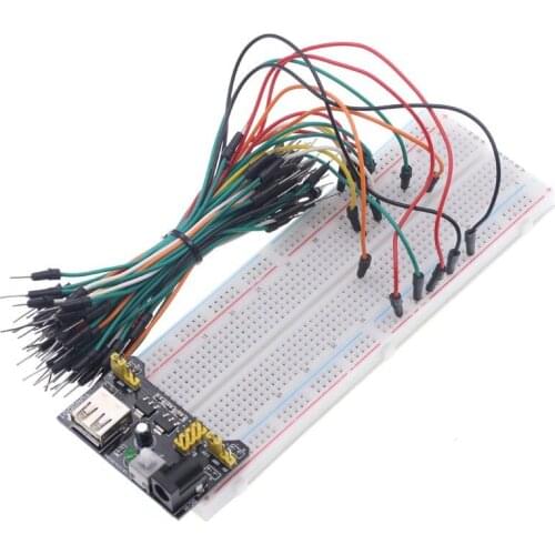 1 PC NEW MB-102 Breadboard 830 Point Solderless MB102 PCB Bread Board Test Develop DIY