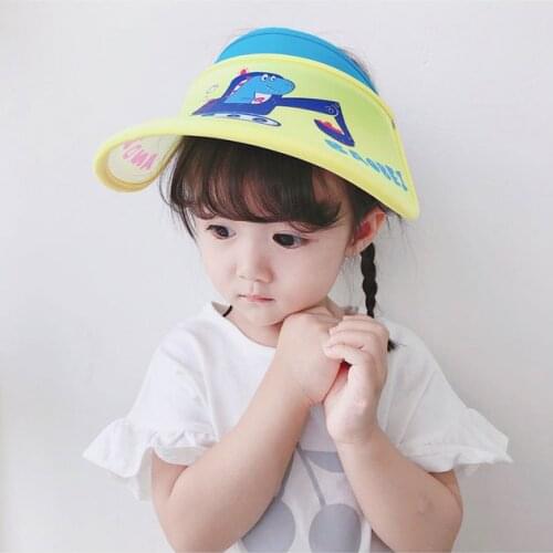 New Baby Hat Summer Straw Folding Visor Baby Cap Cute Adjustable Kids Sun Hat for Boys Girls Child Cap 1 PC
