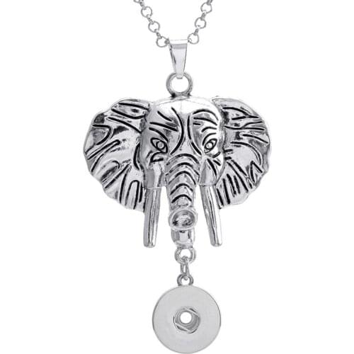 New Snap Button Crystal Rhinestone Love heart Cross Snap Pendant Necklace Fit 18mm Metal Snap Buttons Jewelry Button Necklace