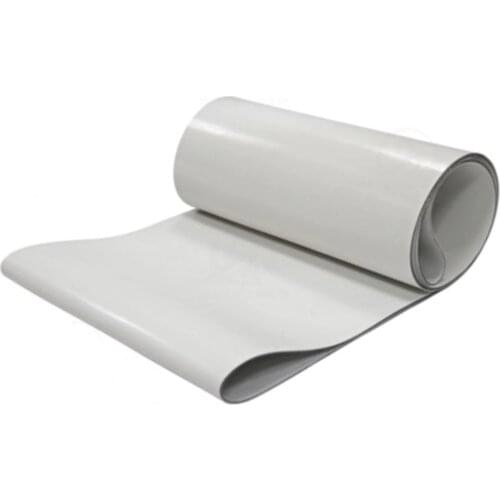 Perimeter:3000x400x1mm PVC White Transmission Conveyor Belt Industrial Belt